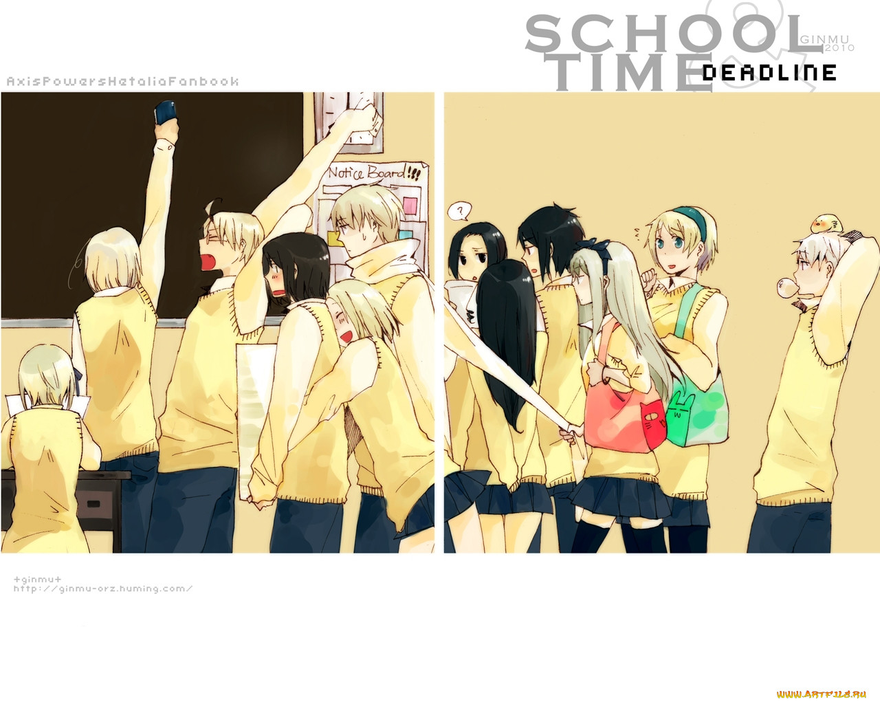 , hetalia, axis, powers